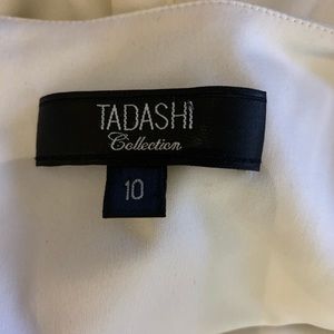 Tadashi Shoji Dresses - TADASHI COLLECTION Dress Black/Beige Pleated Sz 10 Tadashi Shoji Dresses - TADASHI COLLECTION Dress Black/Beige Pleated Sz 10
